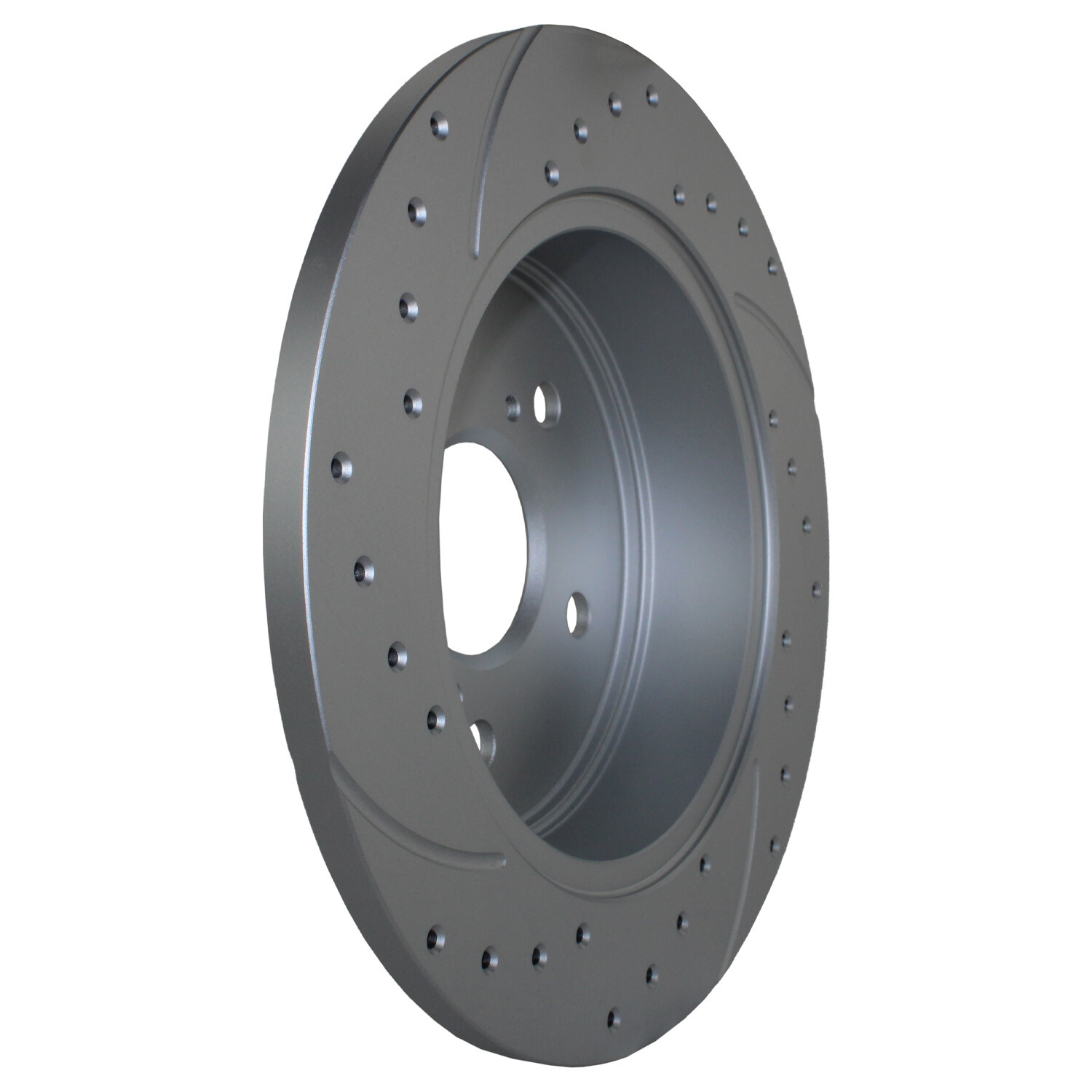 Bison Performance Pair 2 Rear Drilled Coated 281mm Brake Rotors for HS250h RAV4