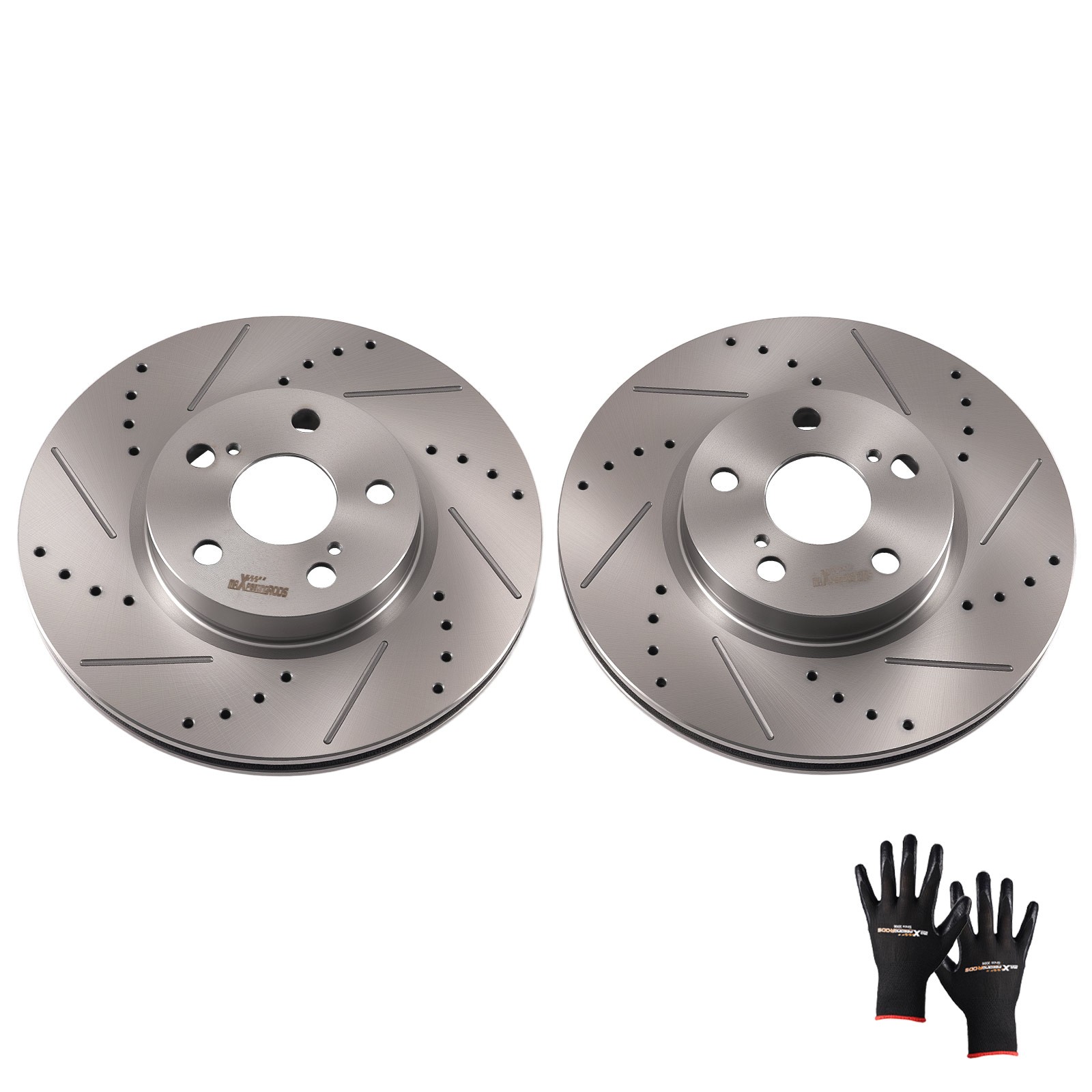 Front Disc Brake Rotors Kit for Toyota Corolla 2009-2019 Matrix 2009-2013 S31505