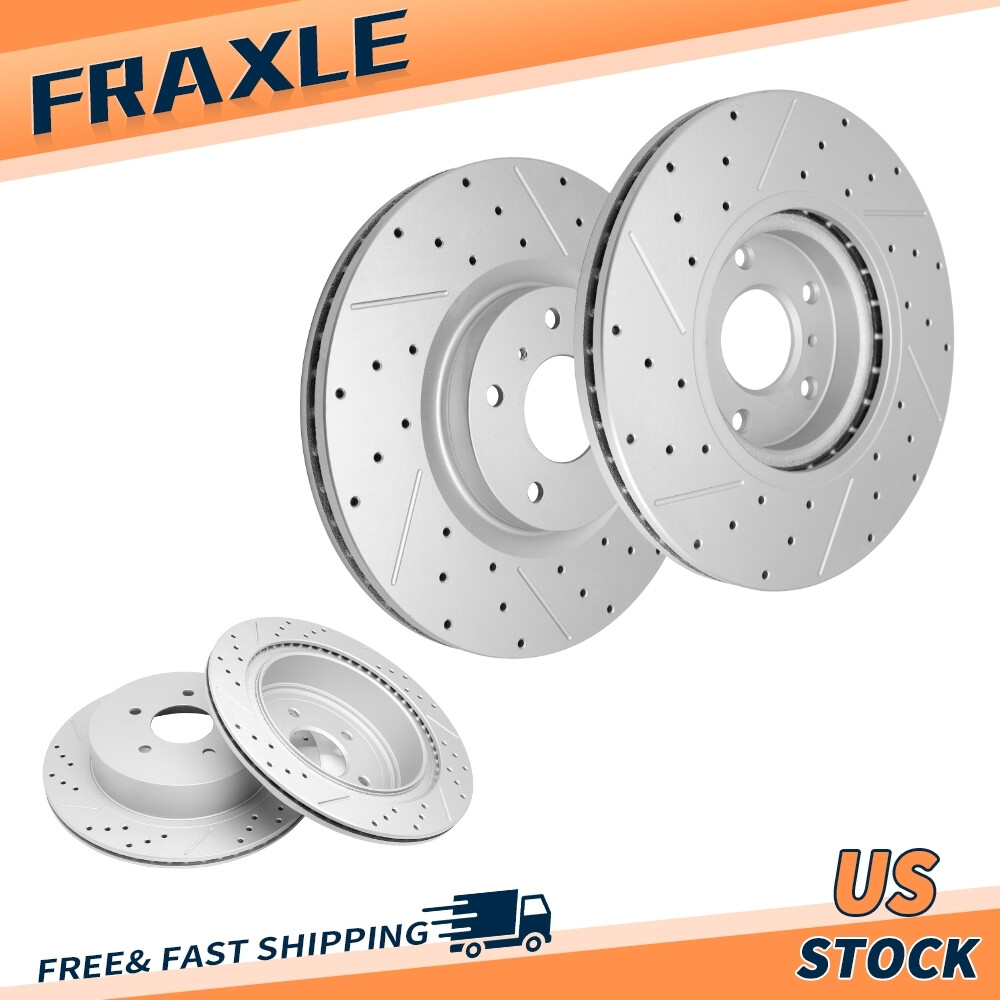 Front Rear Brake Rotor Kit For Nissan Murano Infiniti Qx70 M37 Q70 Q70l M56 M35h