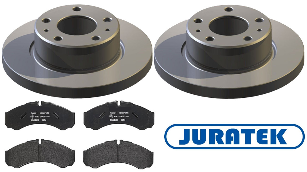 For Iveco – Daily 3 1999-2007 Front 276mm Brake Discs and Pads Juratek