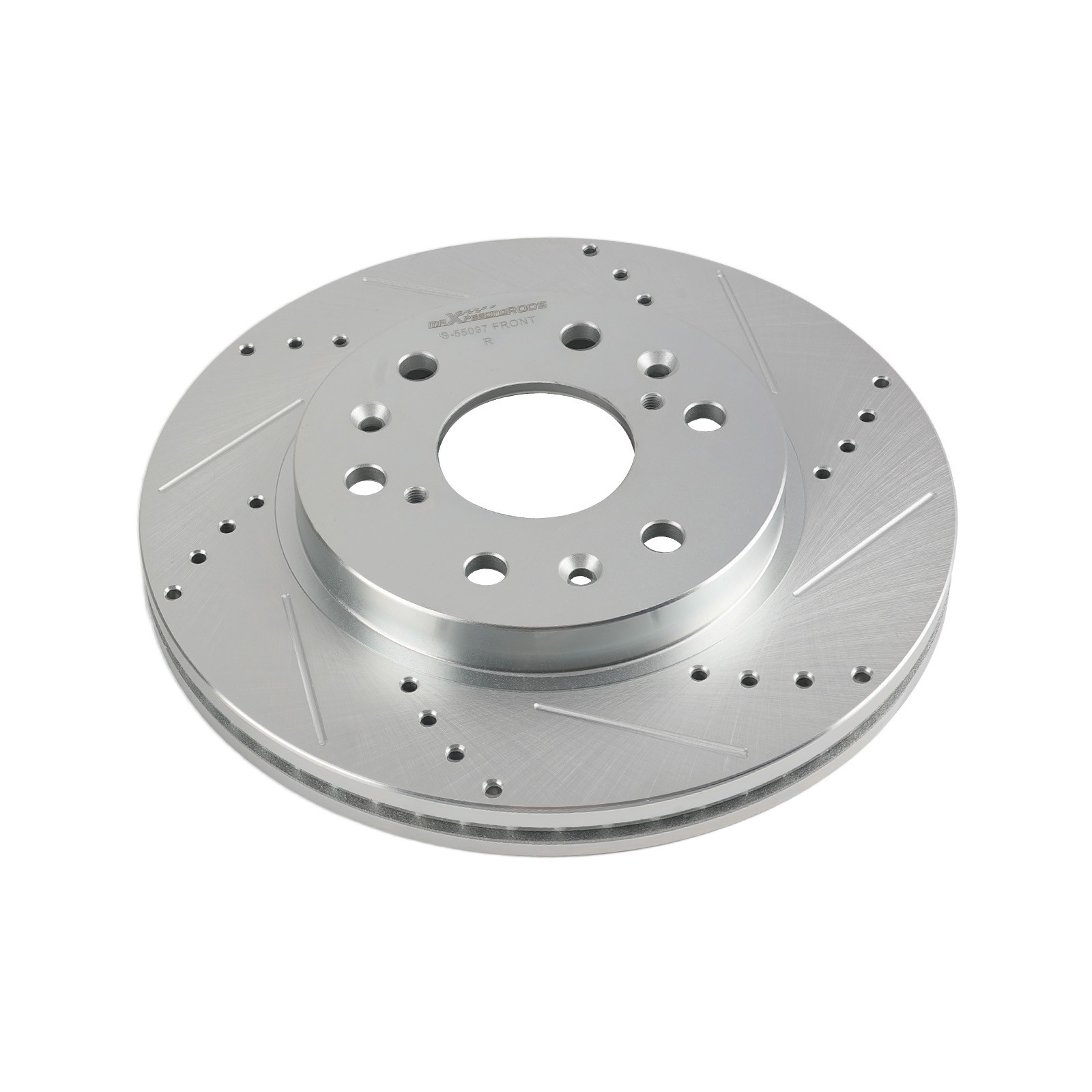 Front Drilled & Slotted Brake Rotor Set for Cadillac XTS 2013-19/Escalade 07-20