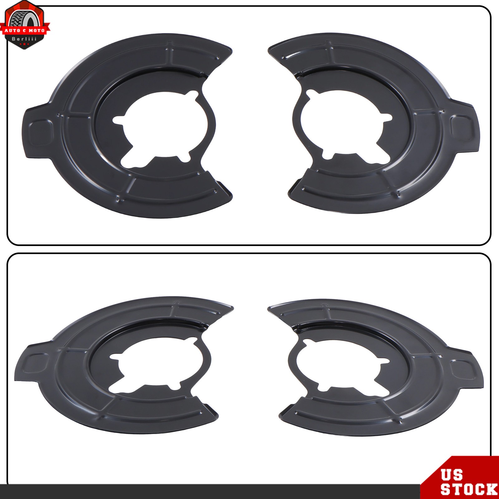 Left & Right Side Brake Dust Shield For Jeep Wrangler 2007-2017 Wrangler Jk 2018