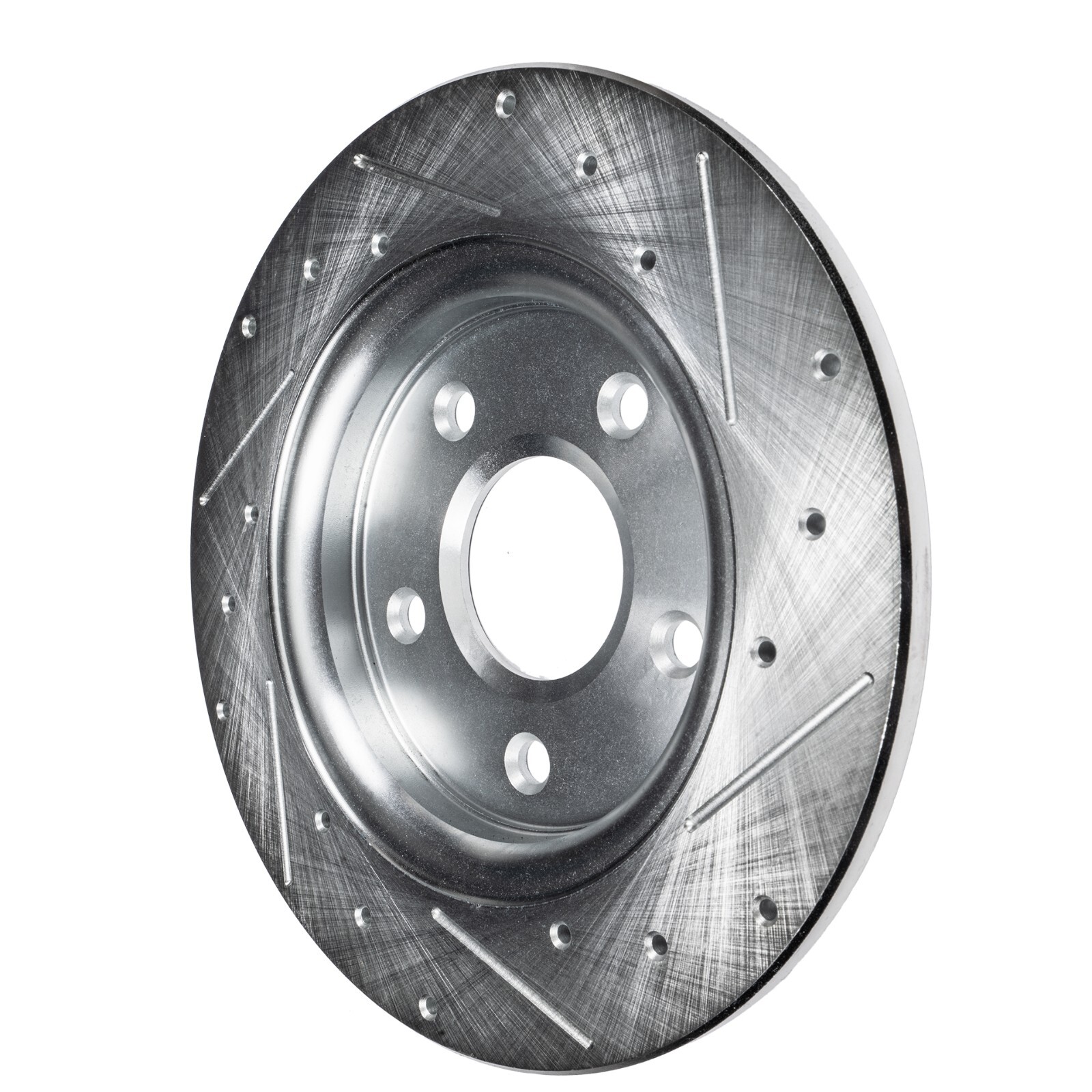 Rear Drilled and Slotted Disc Brake Rotors Set for 2019 – 2023 Toyota Corolla
