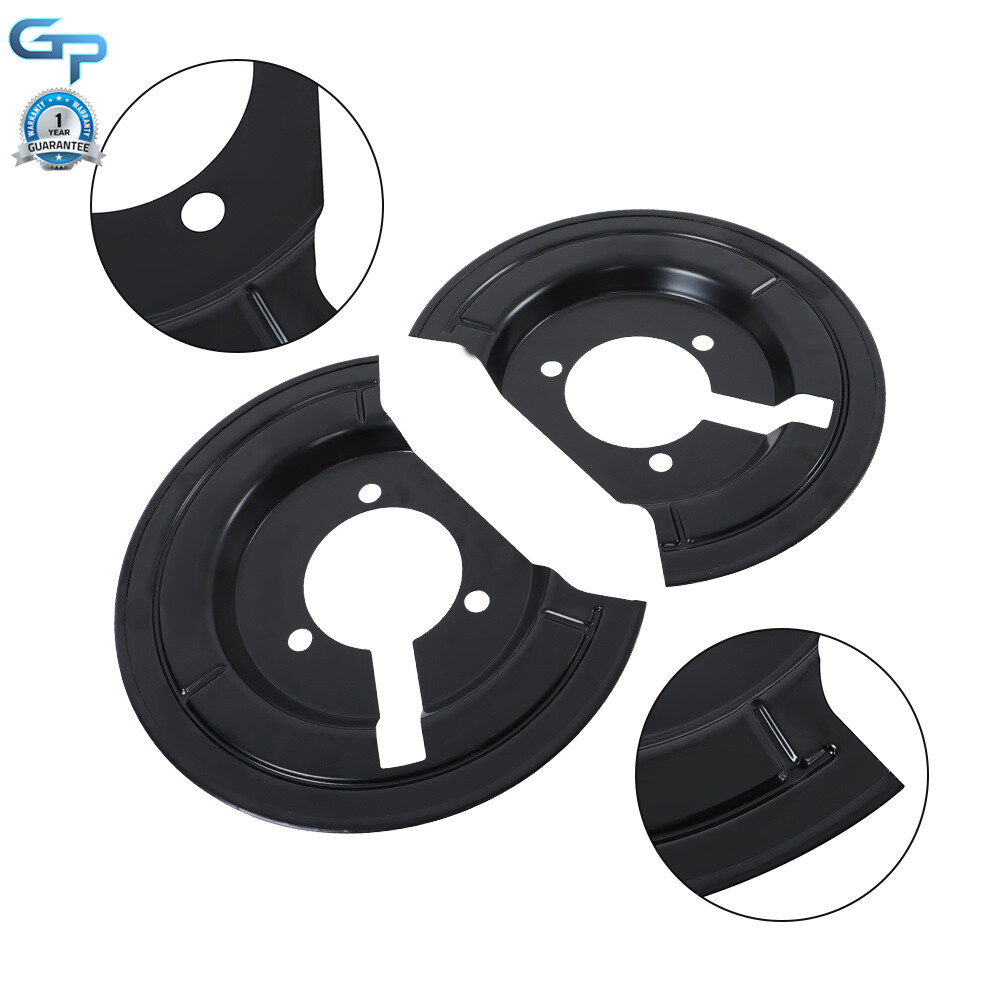 Set Of 2 Front Brake Dust Shields 02-10 For Dodge Ram 1500 3.7/4.7L 68232019AA