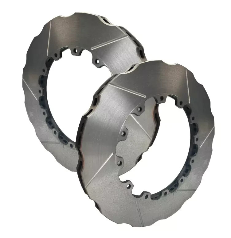 370MM x 32MM x 12 BOLT x 60MM PAD x 9″ PCD – VENTED BRAKE DISCS / ROTORS – PAIR