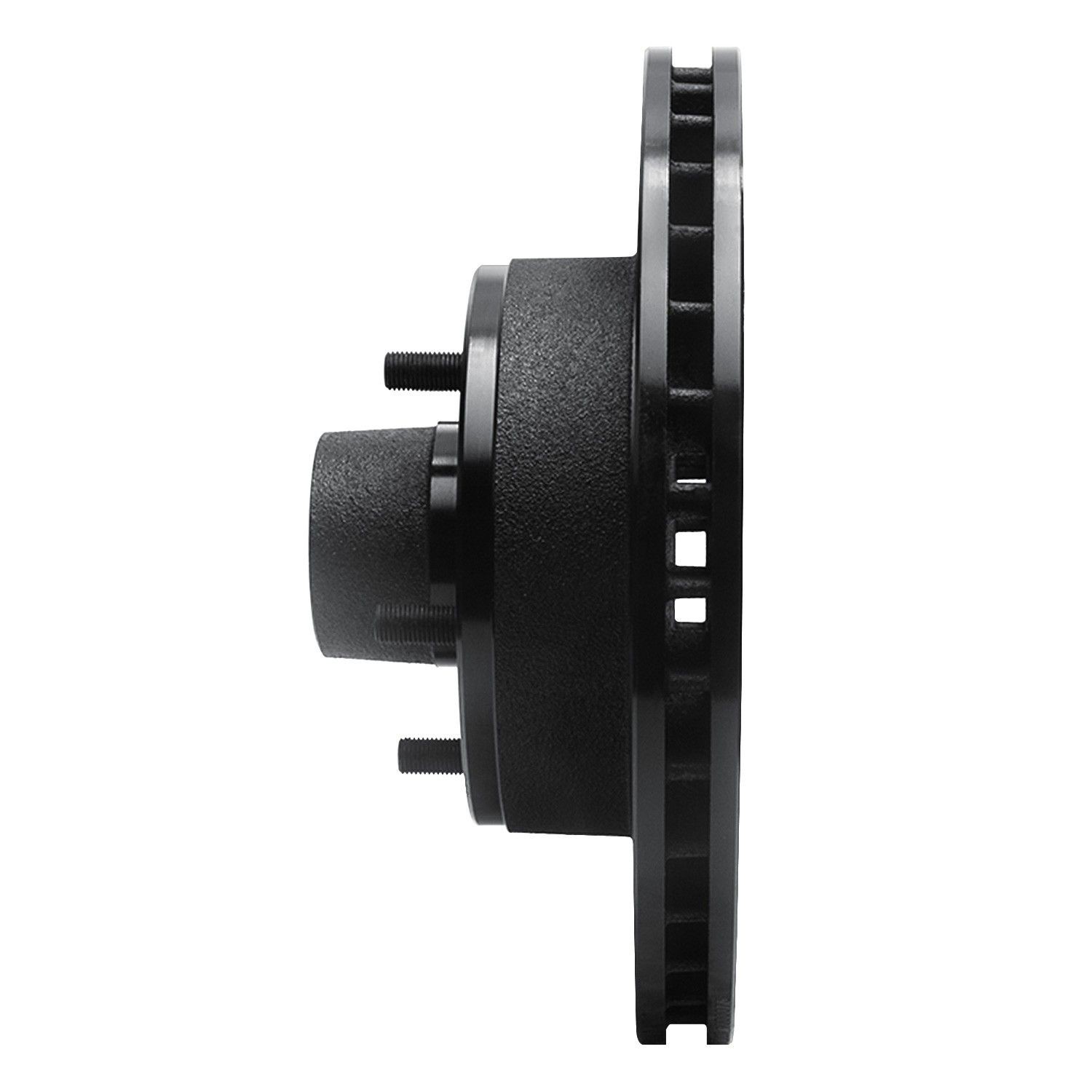 Dynamic Friction 633-47009R DFC Brake Rotor – Drilled and Slotted – Black