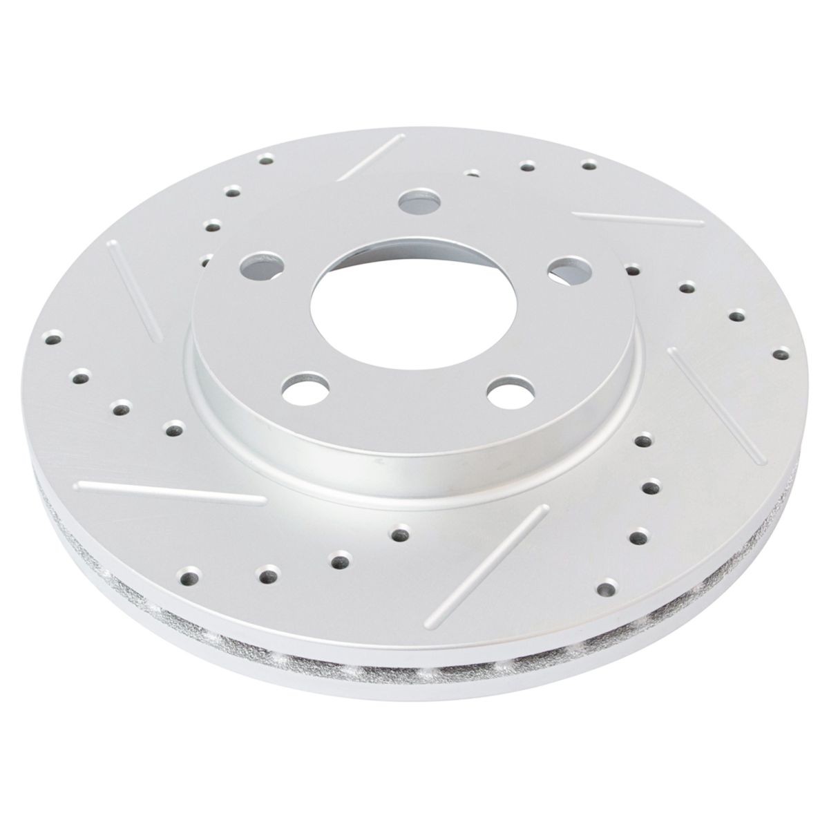 Front & Rear Performance Drilled Slotted Brake Rotor & Ceramic Pad Kit