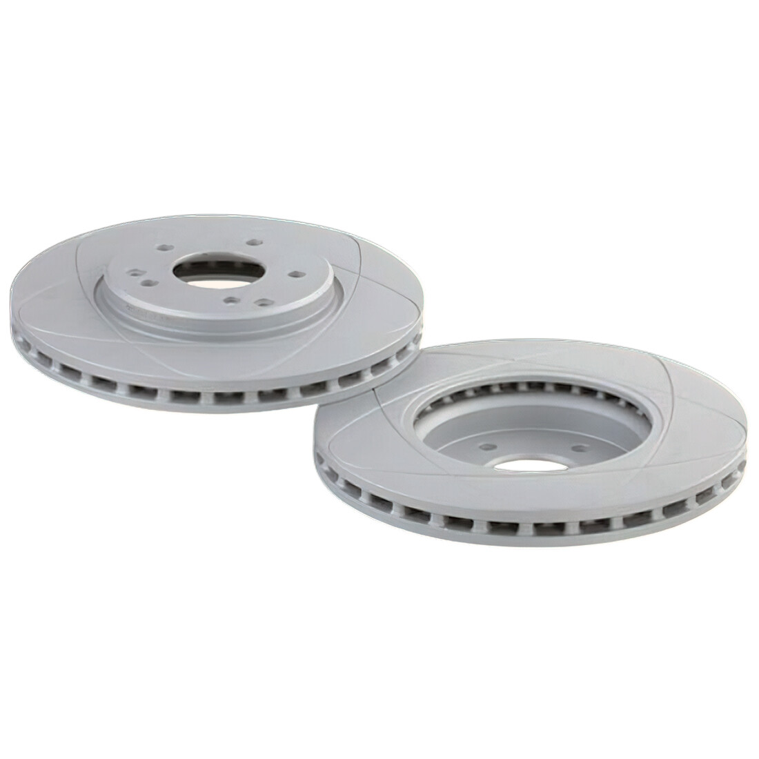 Front Slotted Disc Brake Rotors Fits Ford Taurus, Lincoln Mark VIII 269mm