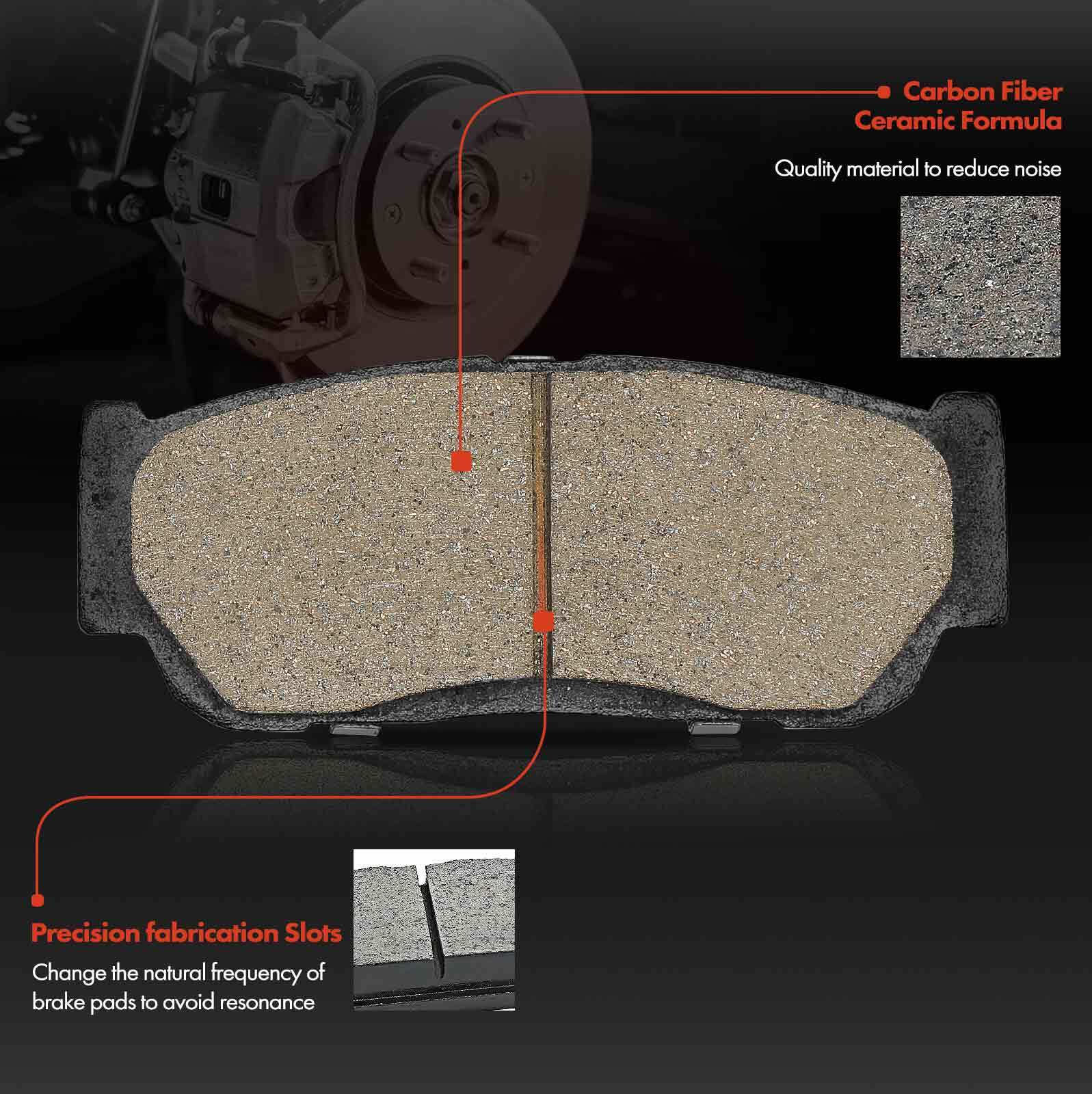 Rear LH & RH Side Disc Brake Rotors + Brake Pads for Kia Sorento 2007 2008 2009