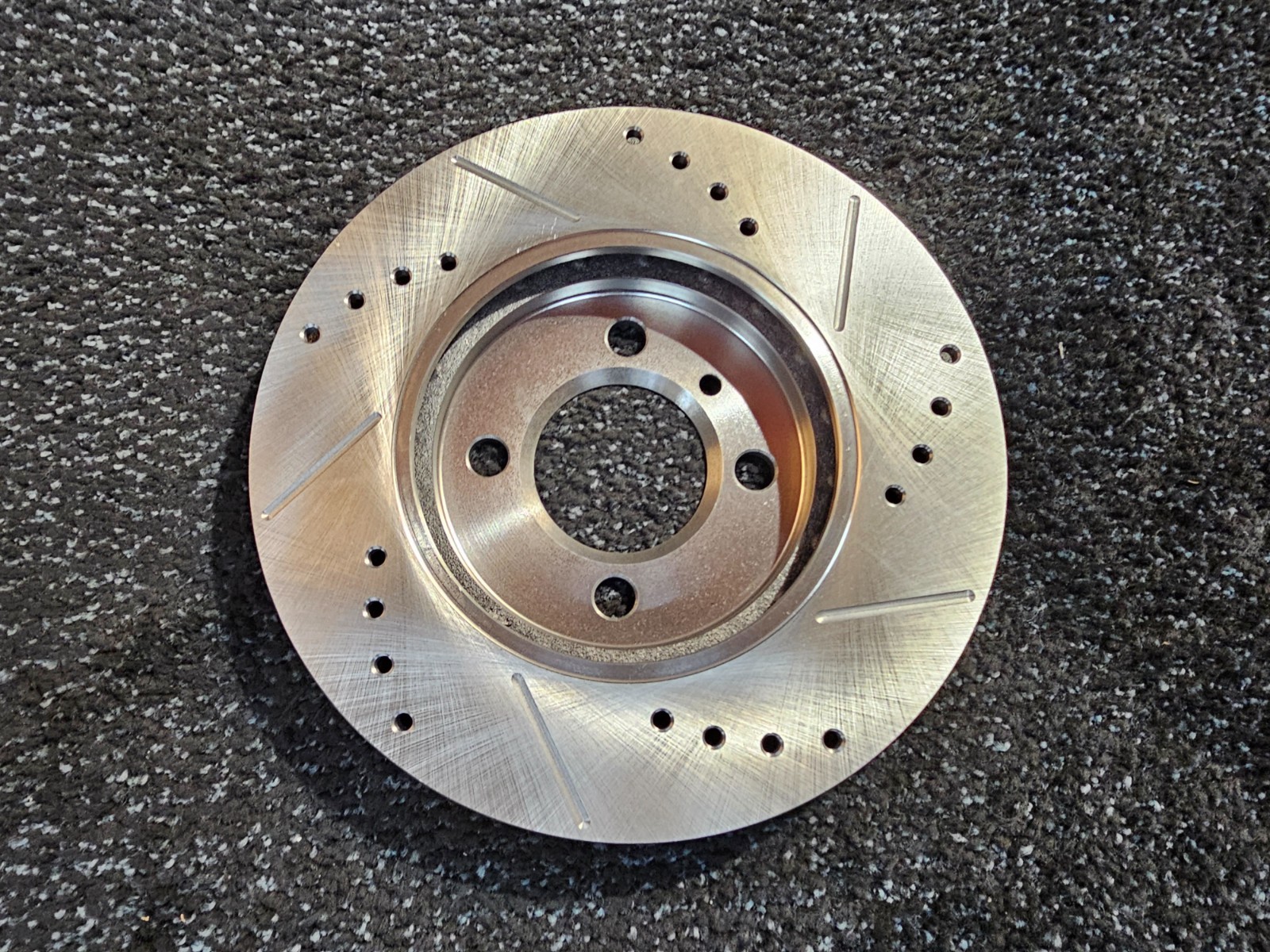 (QTY 2) Front Right & Left Side Drilled and Slotted Brake Rotor X34018L X34018R