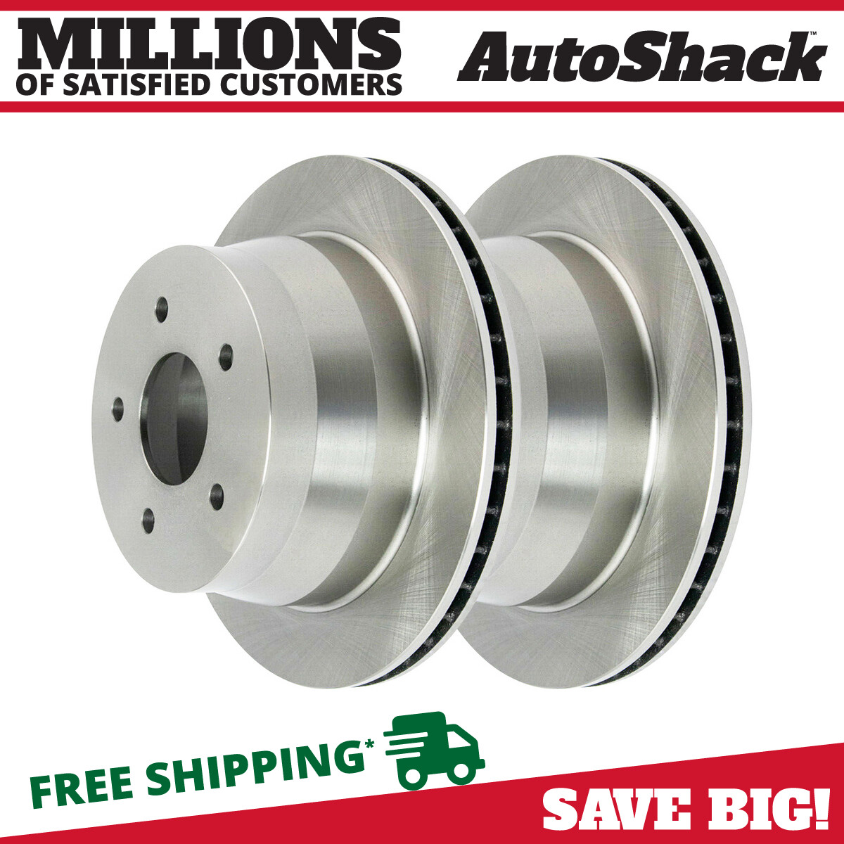Rear Brake Rotors Pair 2 for GMC Jimmy Sonoma Chevy Blazer S10 Olds Bravada 4.3L