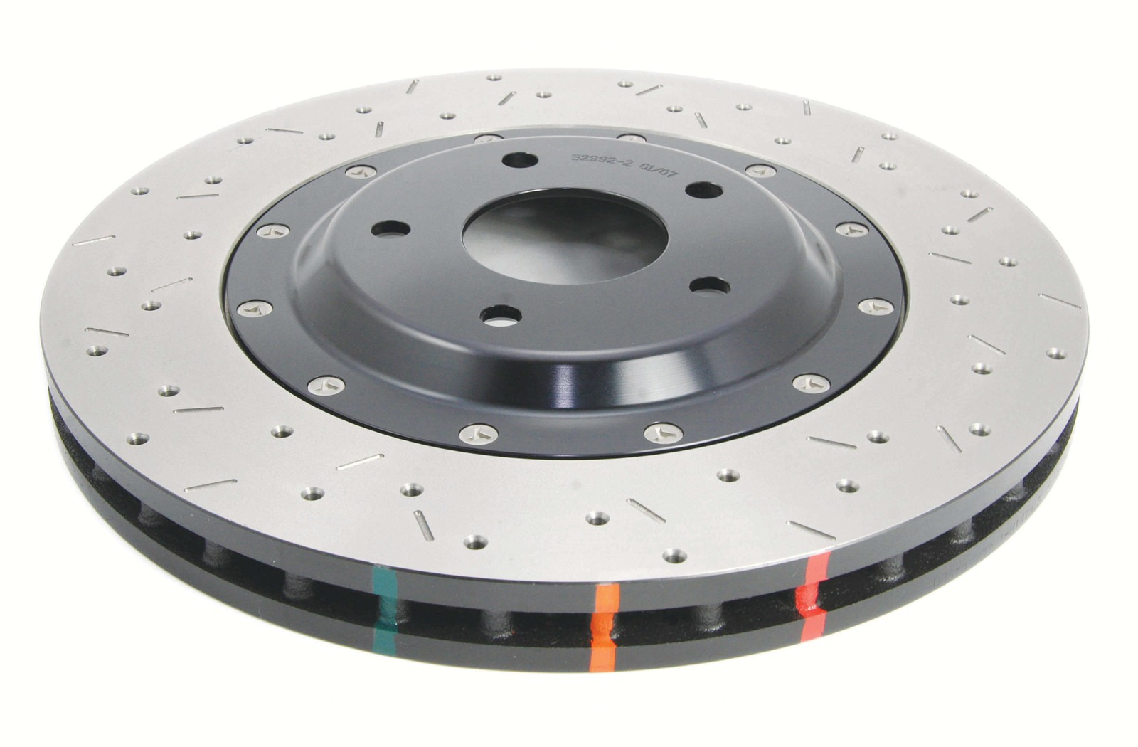 DBA for 05-12 Corvette C6 w/Z06 pkg Front Drilled & Slotted 5000 Series 2 Pc