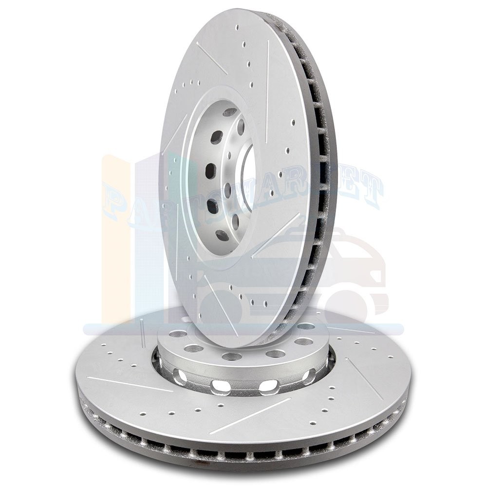 2X Front Discs Brake Rotors For 1995 1996 -2001 Audi A6 Quattro G3000 Casting