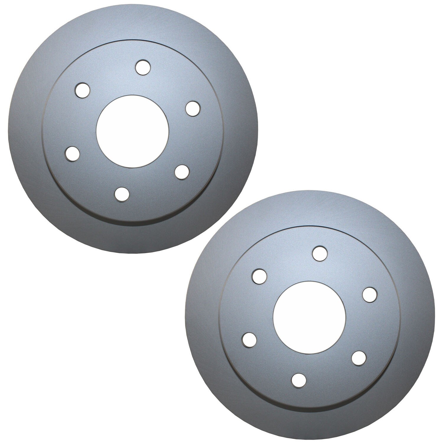 Bison Performance Pair 2 Front Coated 295mm Brake Rotors for Cadillac Chevy GMC