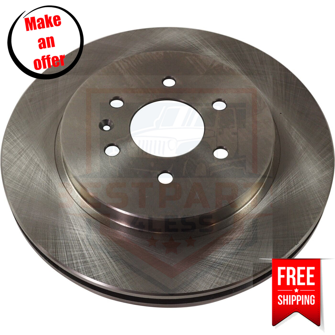 SureStop STPC27110107 Rear Disc Brake Rotor 12.56 in for 2004-2009 Cadillac SRX