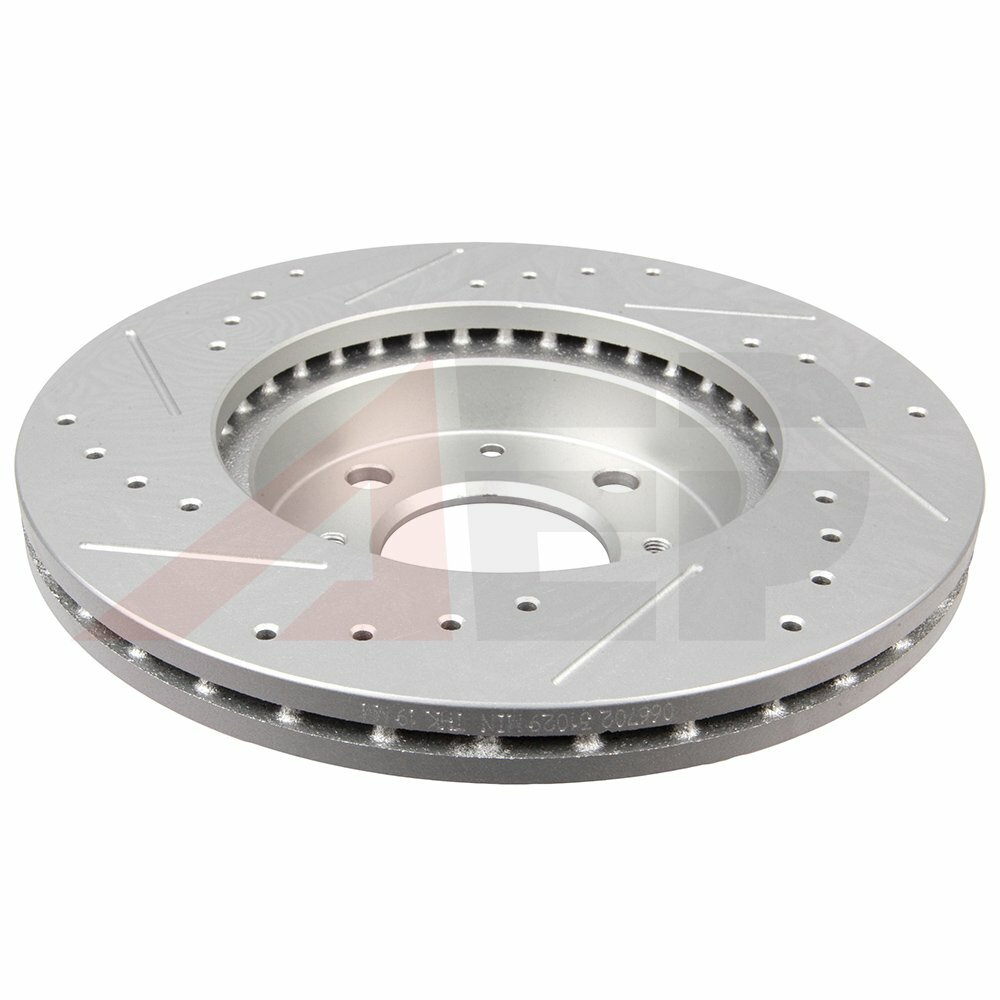 2x Front + 2x Rear Brake Rotors Disc For Lexus IS250 2006-2010 Drilled & Slotted