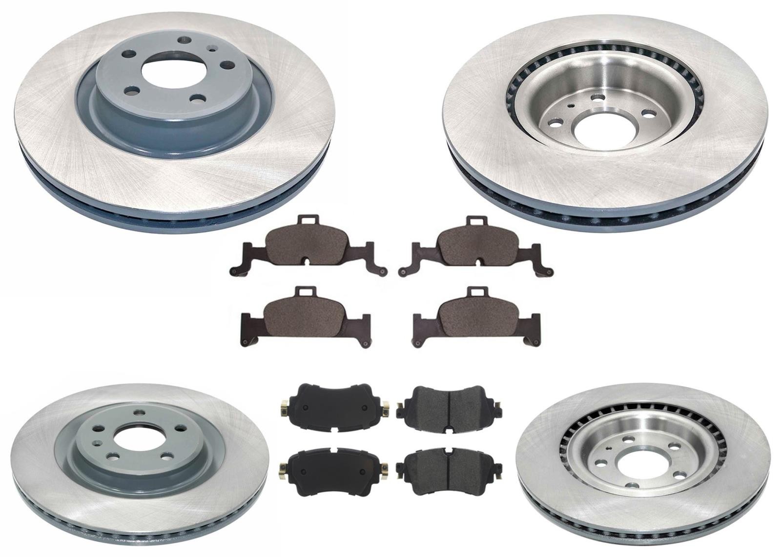 Brake Rotors Brake Pads For Audi A4 Quattro 2017-2024 2.0L 338MM Rotor Size