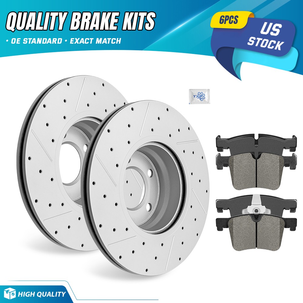 Front Disc Brake Rotors Ceramic Pads for BMW 328i xDrive 228i xDrive 328d xDrive