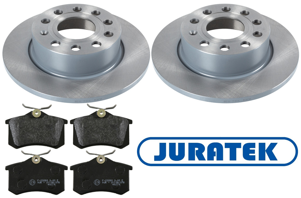For Volkswagen VW – Caddy 1.9 TDi 2.0 SDi 2004-2010 Rear Brake Discs and Pads