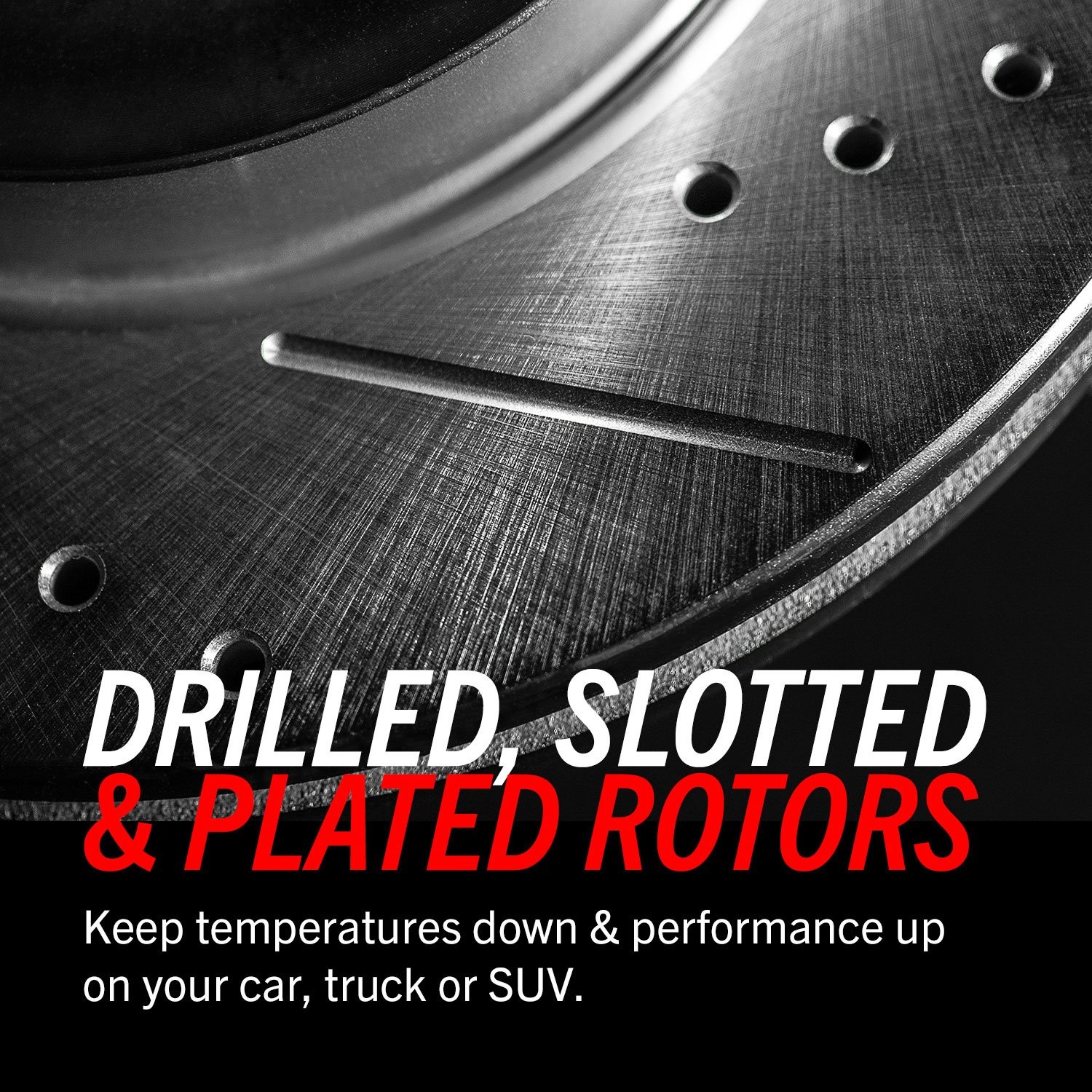 Power Stop Drilled And Slotted Brake Rotors Ford Super-Duty