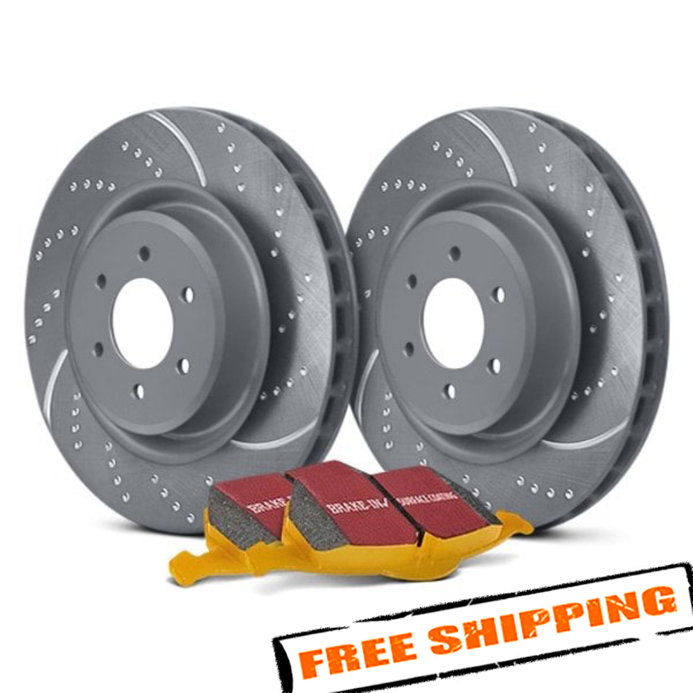 EBC Stage 5 Super Street Dimpled & Slotted Front Brake Kit for 03-08 Honda Pilot