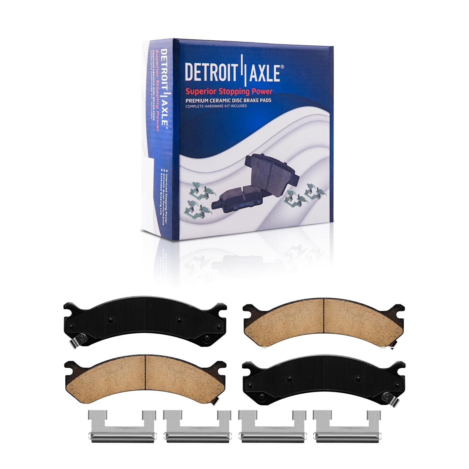 Front & Rear Drilled Rotors + Brake Pads for Chevy Silverado Sierra 2500HD 3500