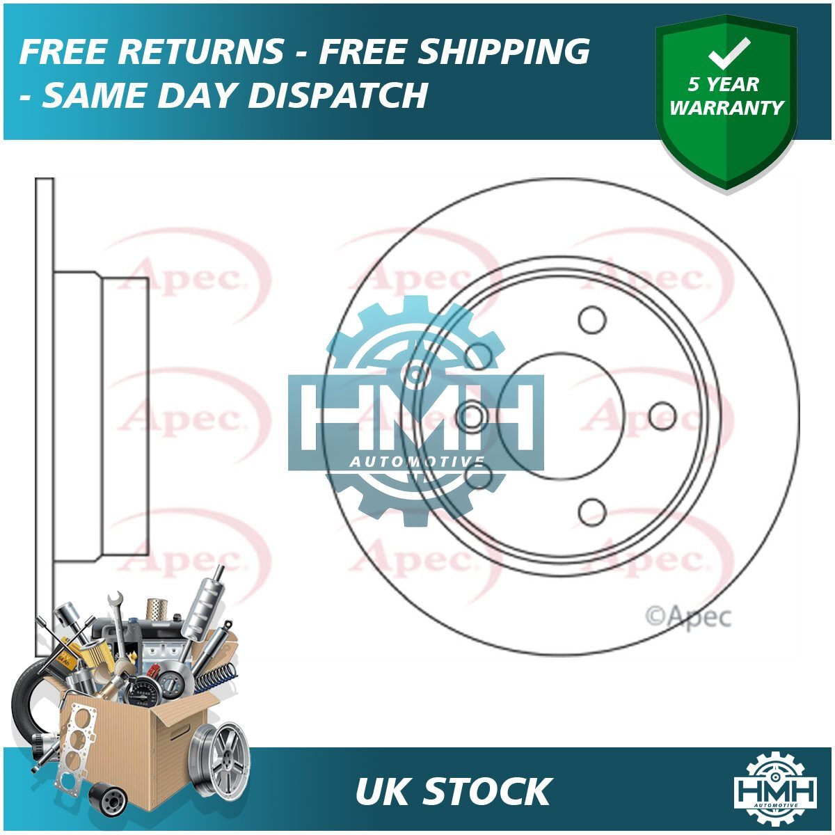 Fits BMW 1 Series 2004-2011 1.6 2.0 D Brake Disc Rear Poppy 34216855001