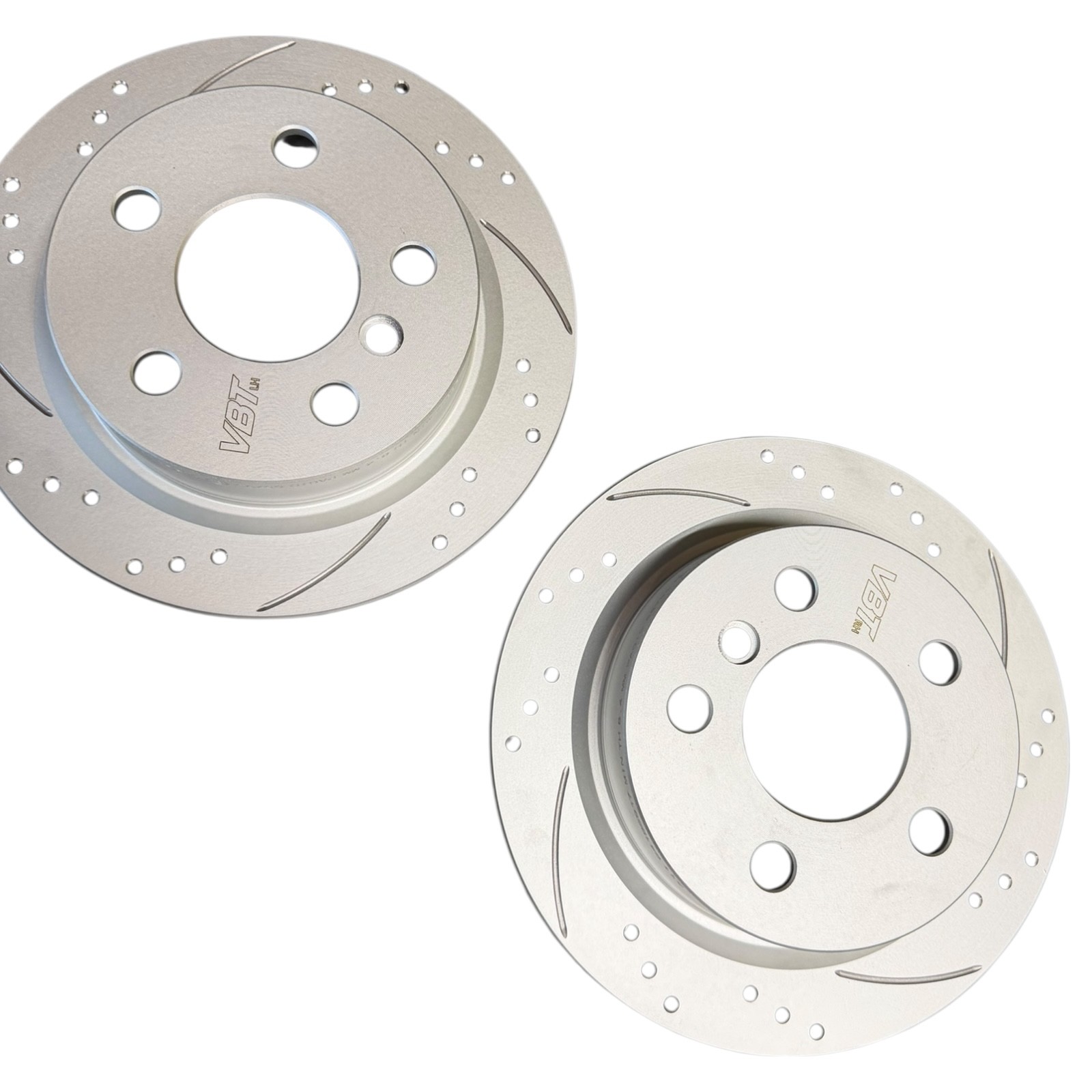 Vagbremtechnic Rear Brake Discs 259x10mm For MINI F56 F57 Drilled + Grooved