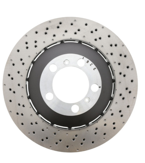 Front & Rear Rotors & Brake Pad Sets with Sensors For 14-19 Porsche SHW & BREMBO