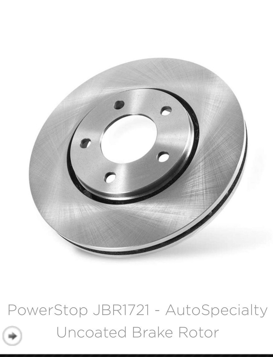 Disc Brake Rotor-Rear OE Stock Replacement Brake Rotor Power Stop JBR1721