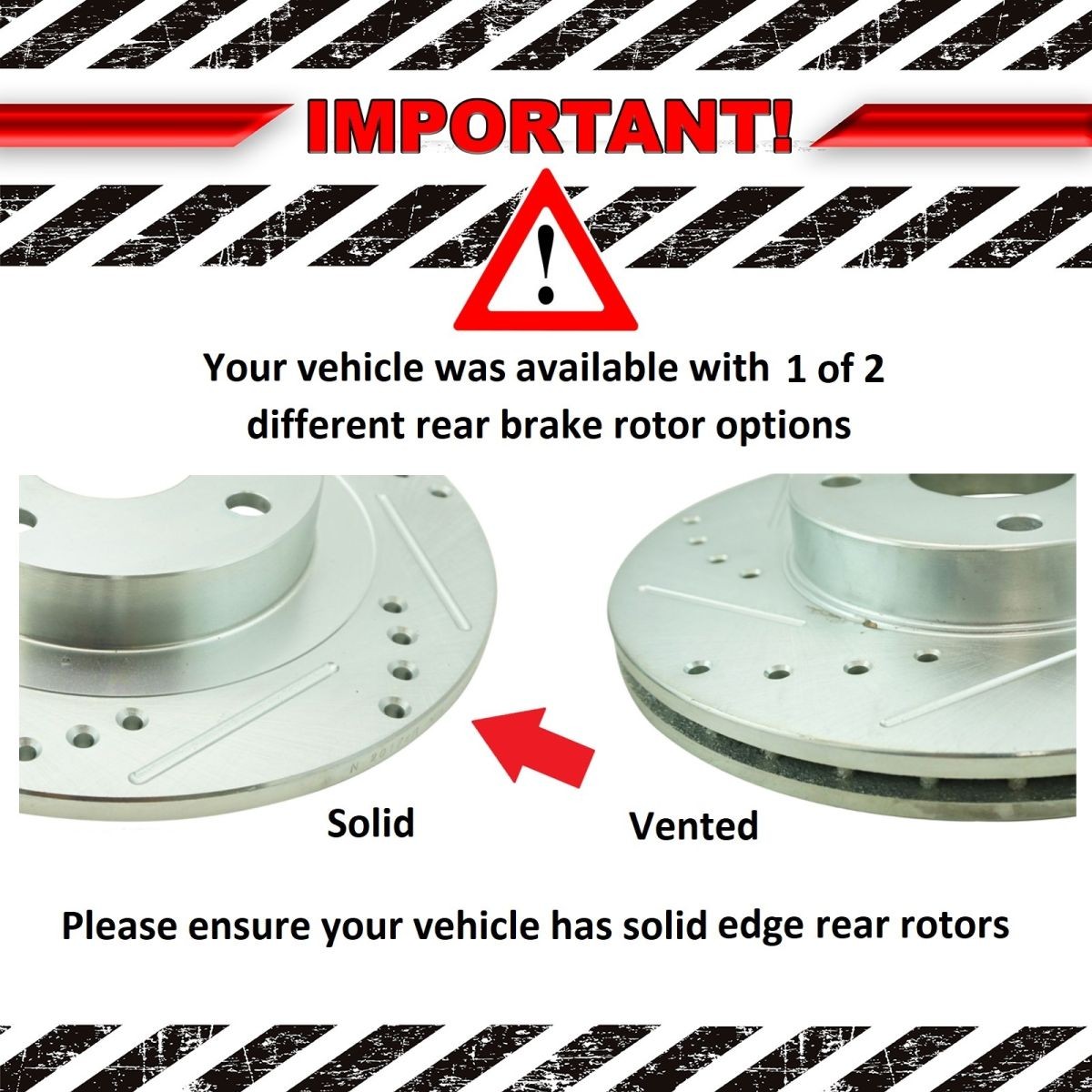 Rotor Brake Pad Metallic Performance Front & Rear Kit w/Chemicals