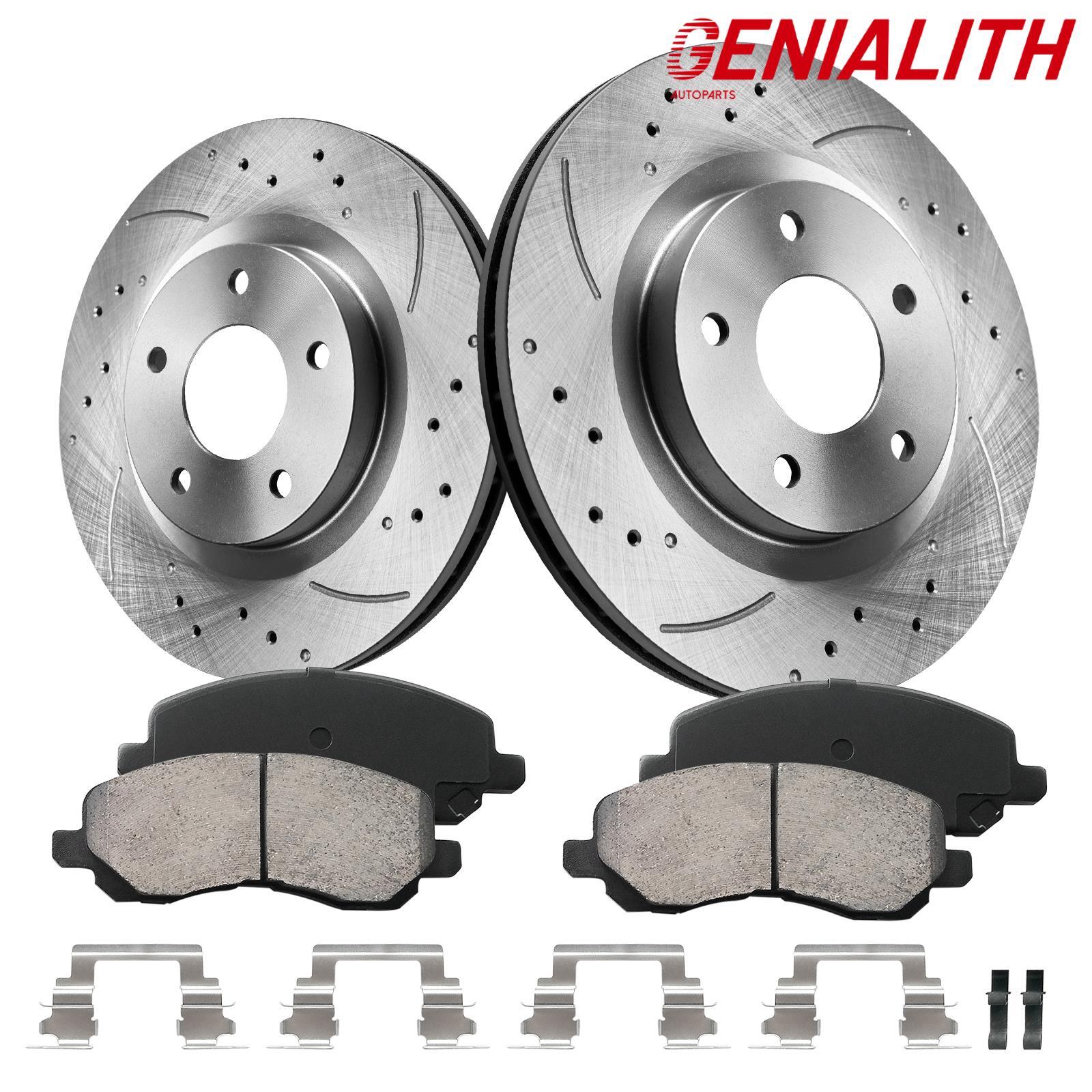 Front Disc Rotors Brake Pads for Chrysler 200 Dodge Caliber Avenger Jeep Compass