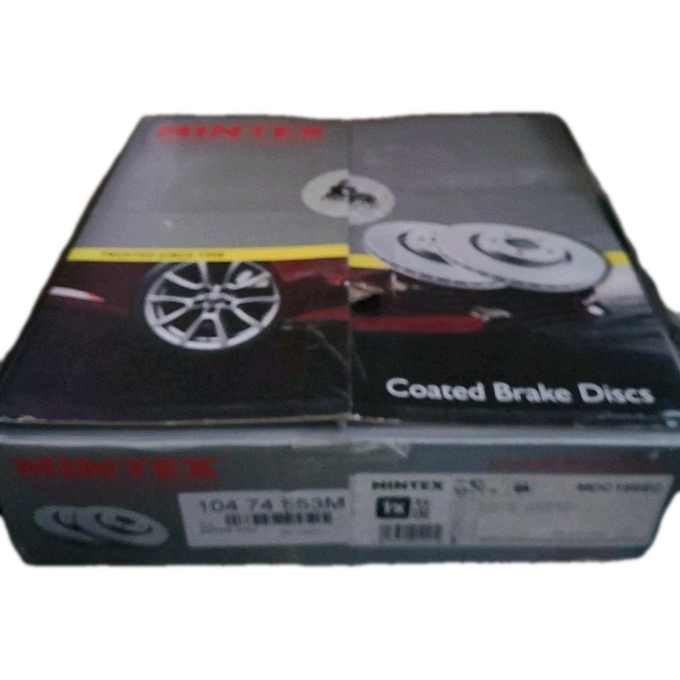 Rear Brake Disc Single L/R Fits RENAULT Mintex MDC1566C