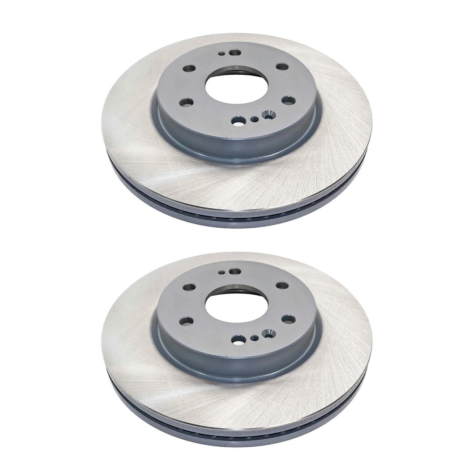 Front Set of 2 Titanium Series Disc Brake Rotors DuraGo BR90183201