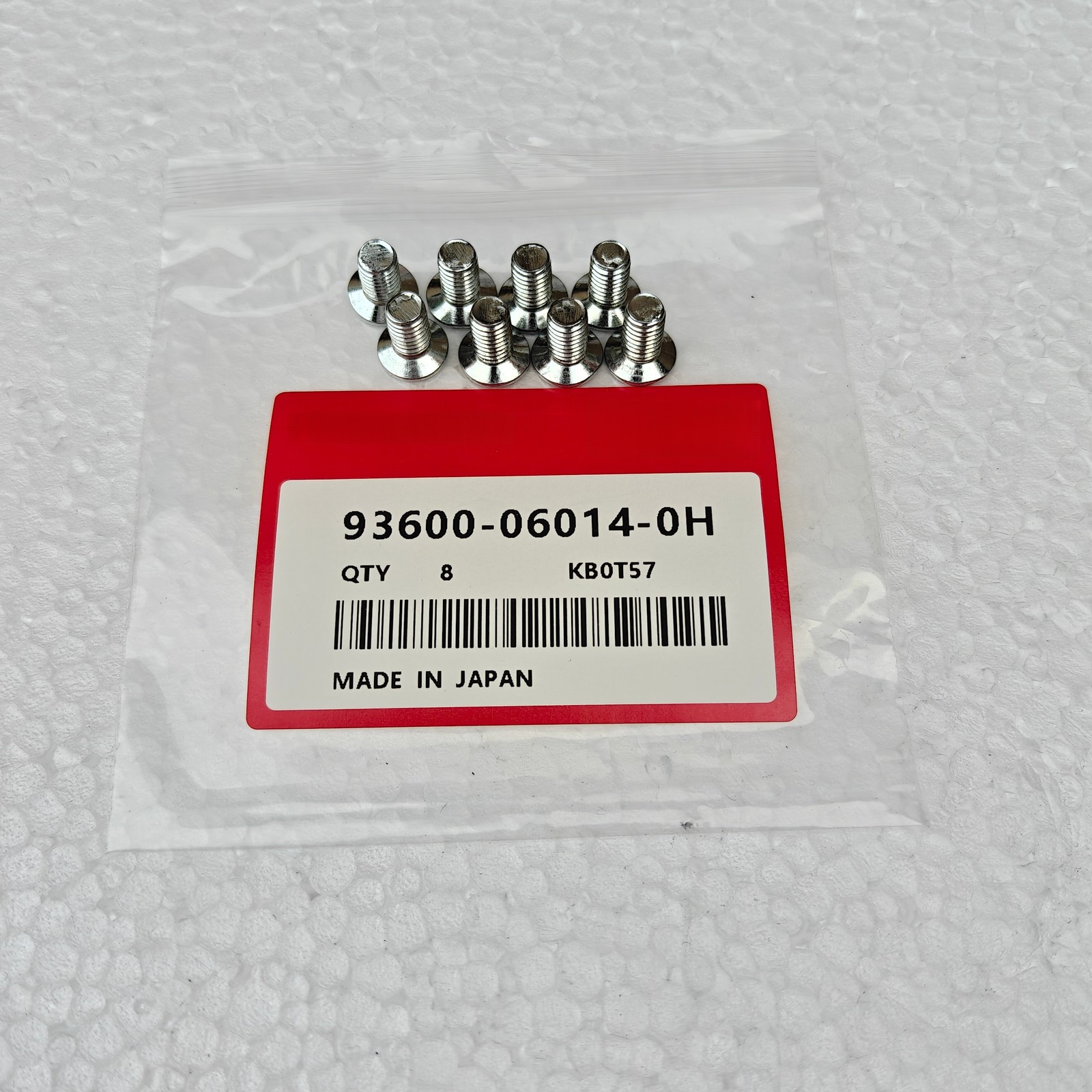 93600-06014-0H 8× Screws Rotor Brake Disc Retaining For Honda Accord US New