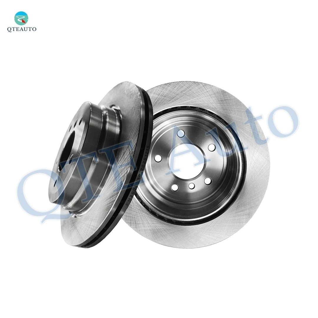 Rear 300mm Brake Disc Rotors For 2006 BMW 325XI 5 Stud Wheel