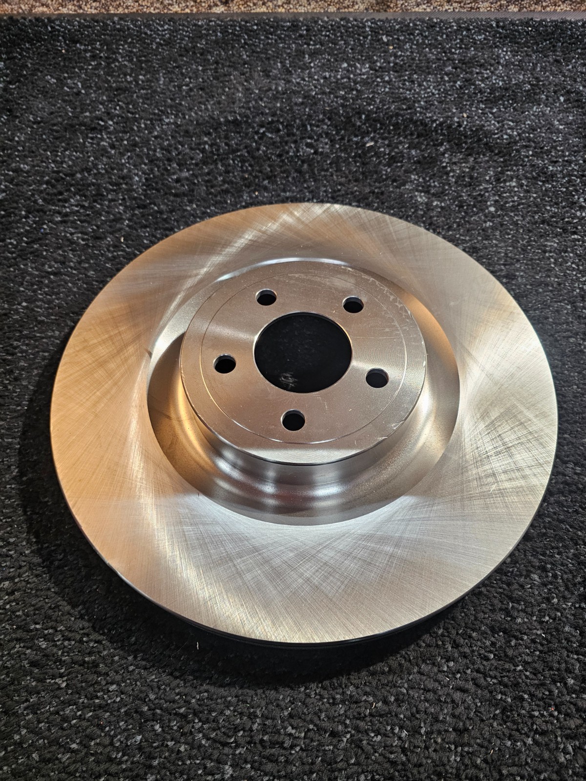 Front Brake Rotor Plain Surface, Vented AR85159 For Ford Mustang 2015-2023