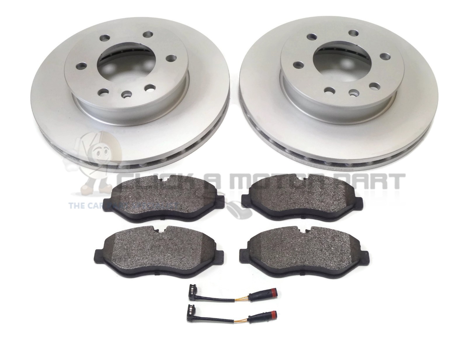 VW VOLKSWAGEN CRAFTER CR30 CR35 2.0 TDi & 2.5 TDi FRONT 2 BRAKE DISCS AND PADS