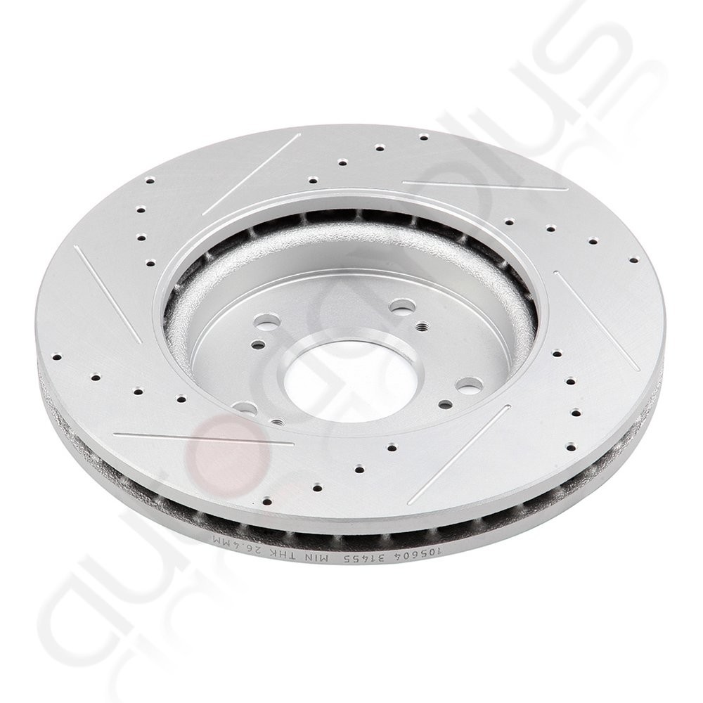 Front Brake Discs Rotors + Ceramic Pads For Honda Crosstour 2012 2013 2014