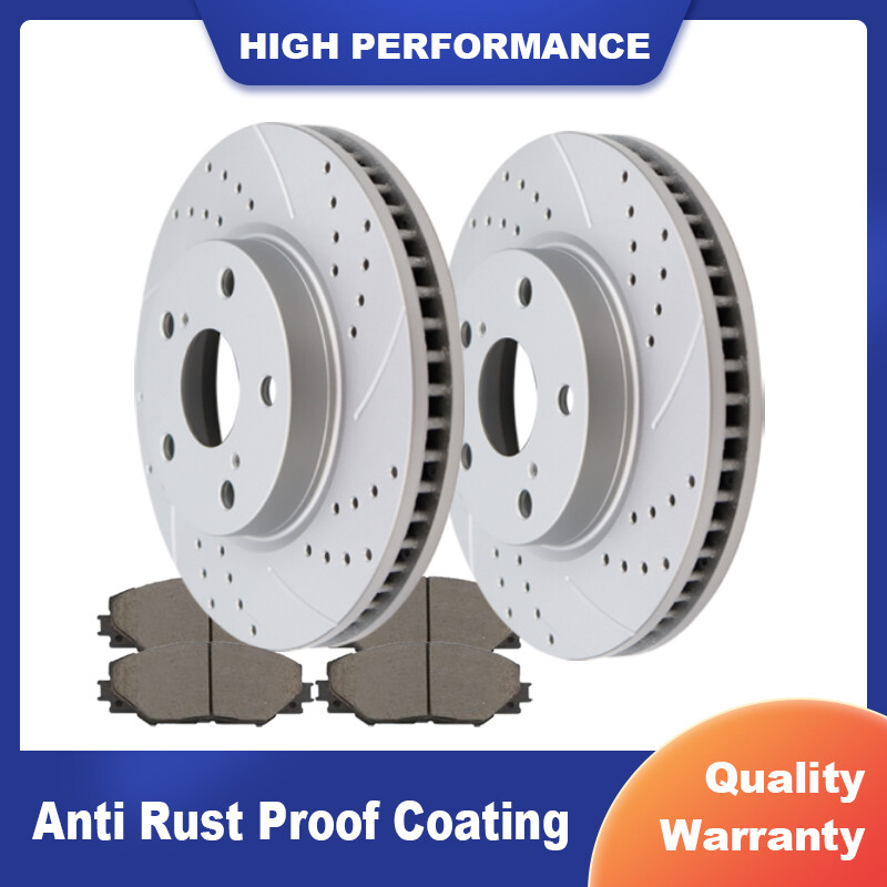 275mm Front Brake Rotors Disc + Brake Pads for Toyota RAV4 Pirus V Lexus HS250H