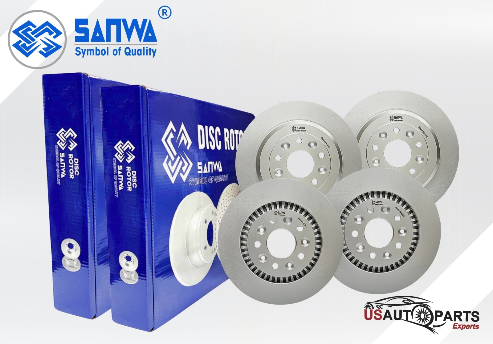 FRONT AND REAR BRAKE ROTOR SET GEOMET COATED FOR FORD MERCURY TAURUS SABLE 05-09