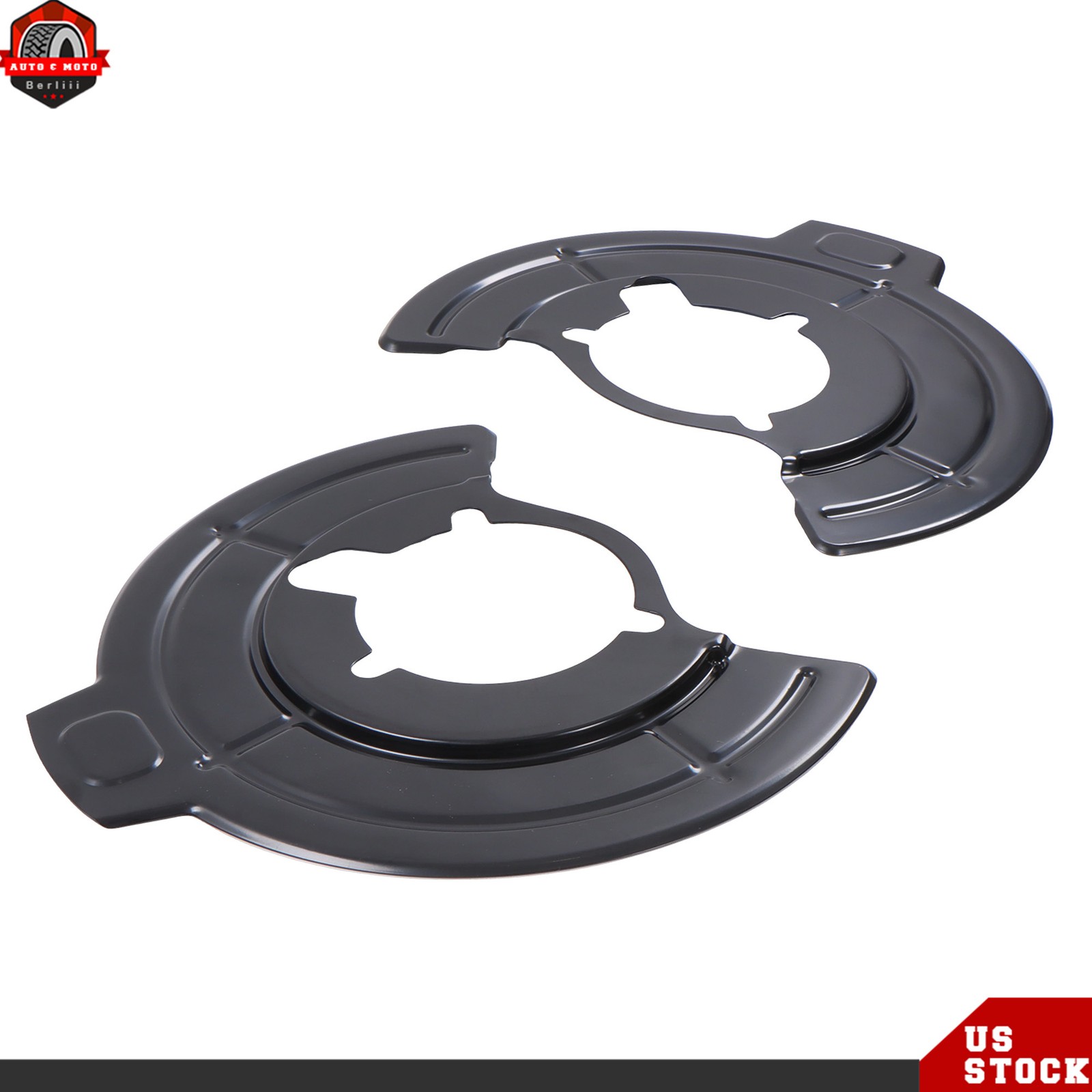 Left & Right Side Brake Dust Shield For Jeep Wrangler 2007-2017 Wrangler Jk 2018