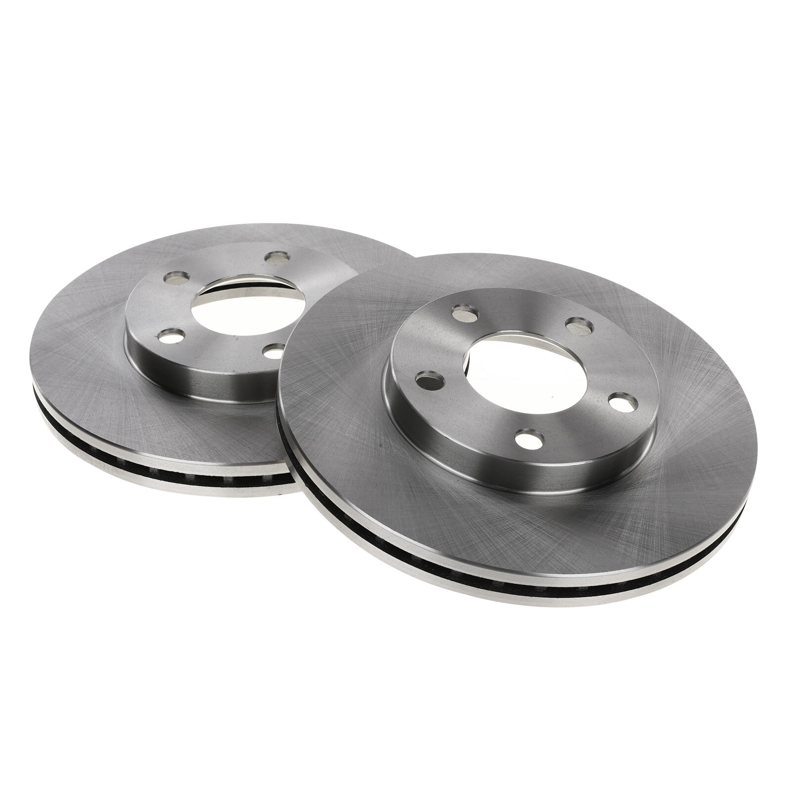 Front Side Disc Brake Rotors & Ceramic Brake Pads for Ford Mustang 1999-2004