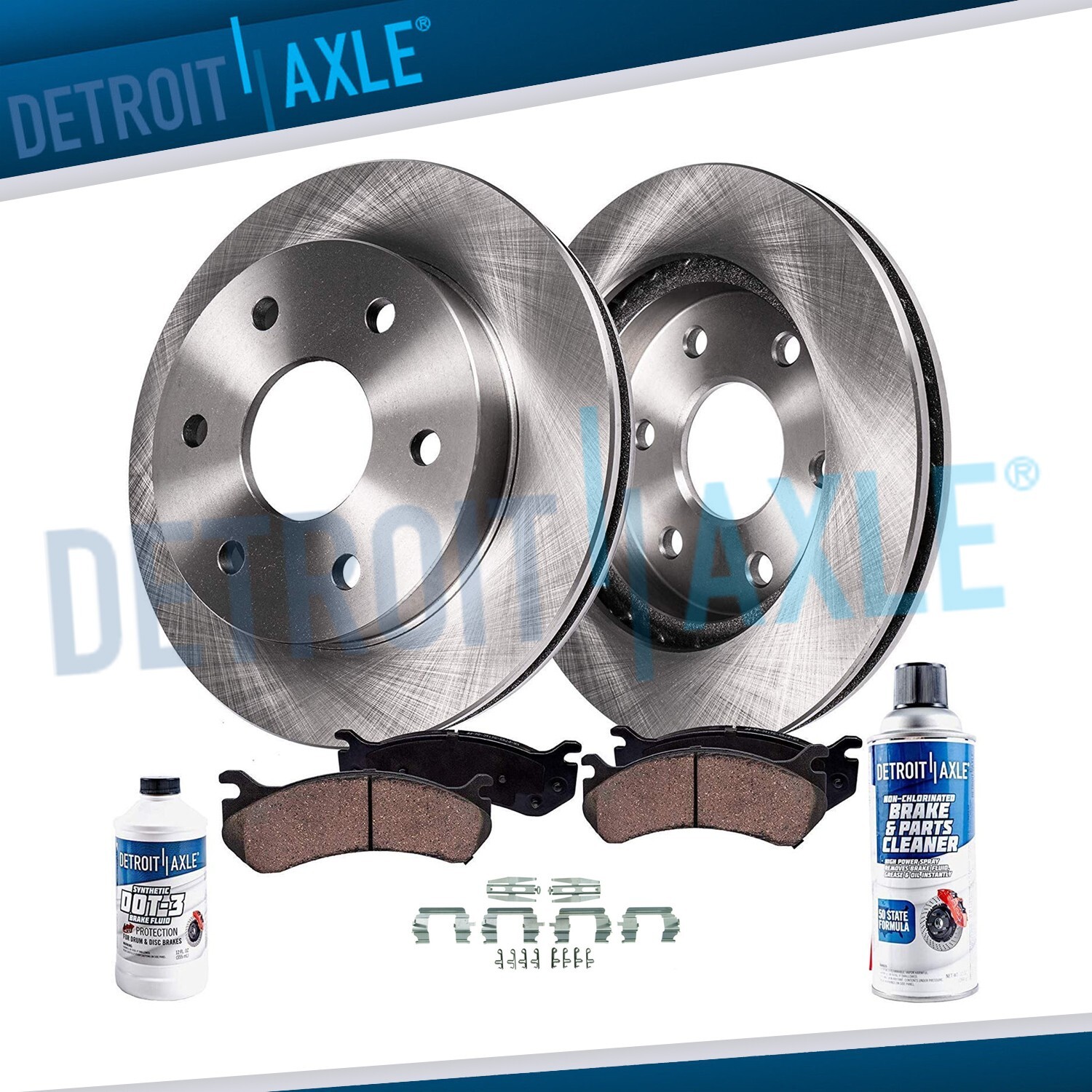 12.01″ 305mm Front Brake Rotor + Brake Pad for 02-05 Chevy Trailblazer GMC Envoy