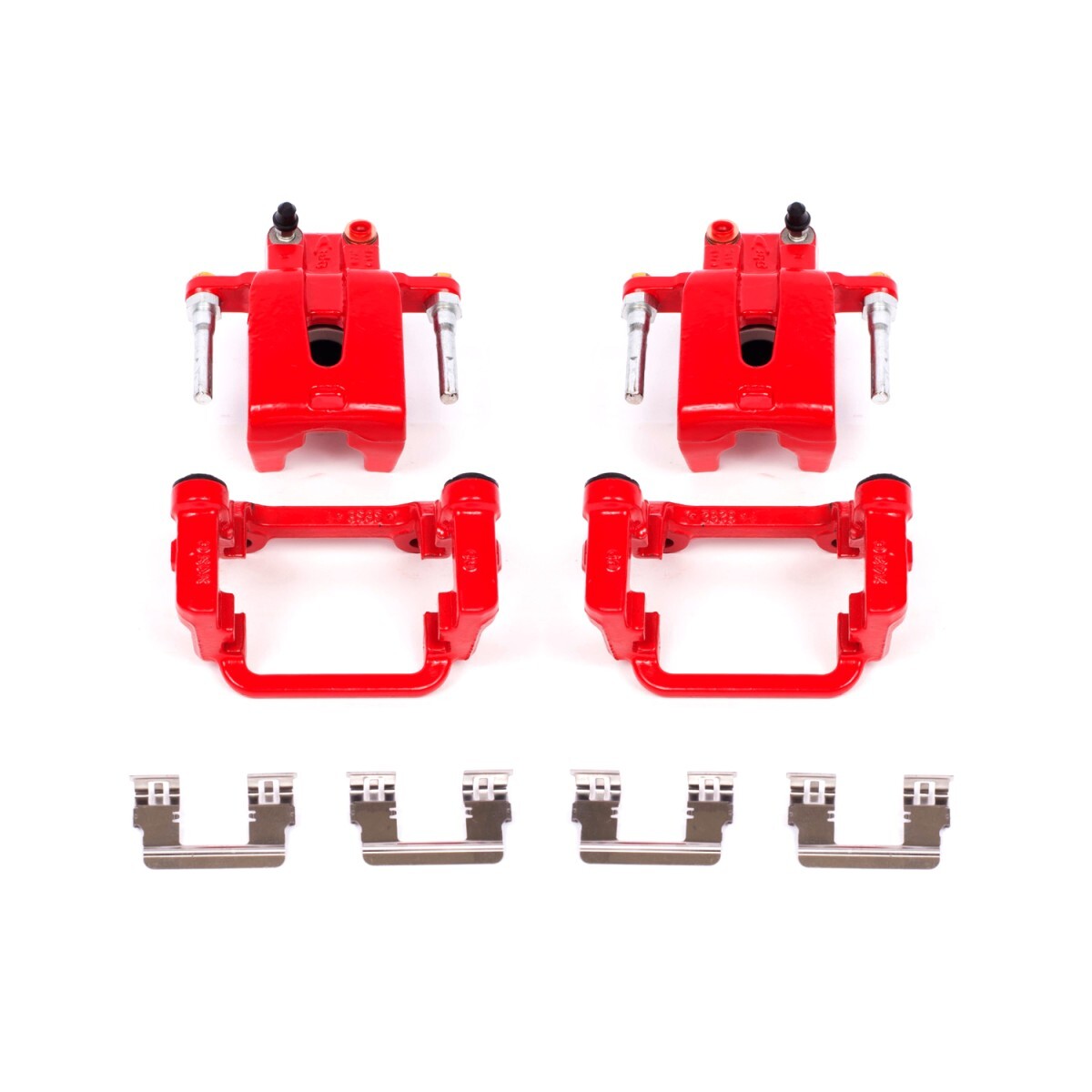 KC2853 Powerstop Brake Kit With Calipers 4-Wheel Set Front & Rear for Challenger