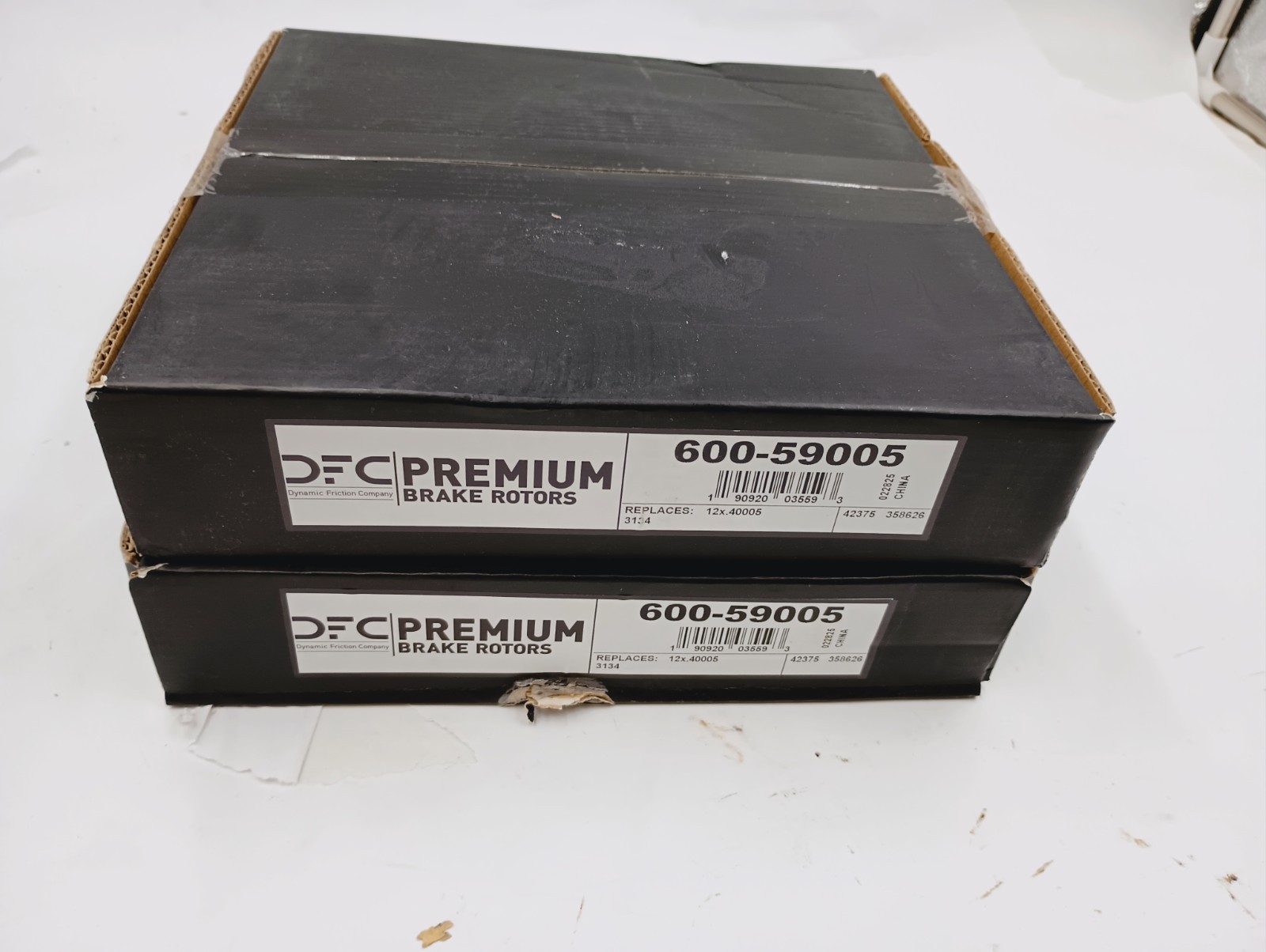 (2) DFC 600-59005 PREMIUM VENTED FRONT DISC BRAKE ROTORS LEFT RIGHT 231mm 9.09″