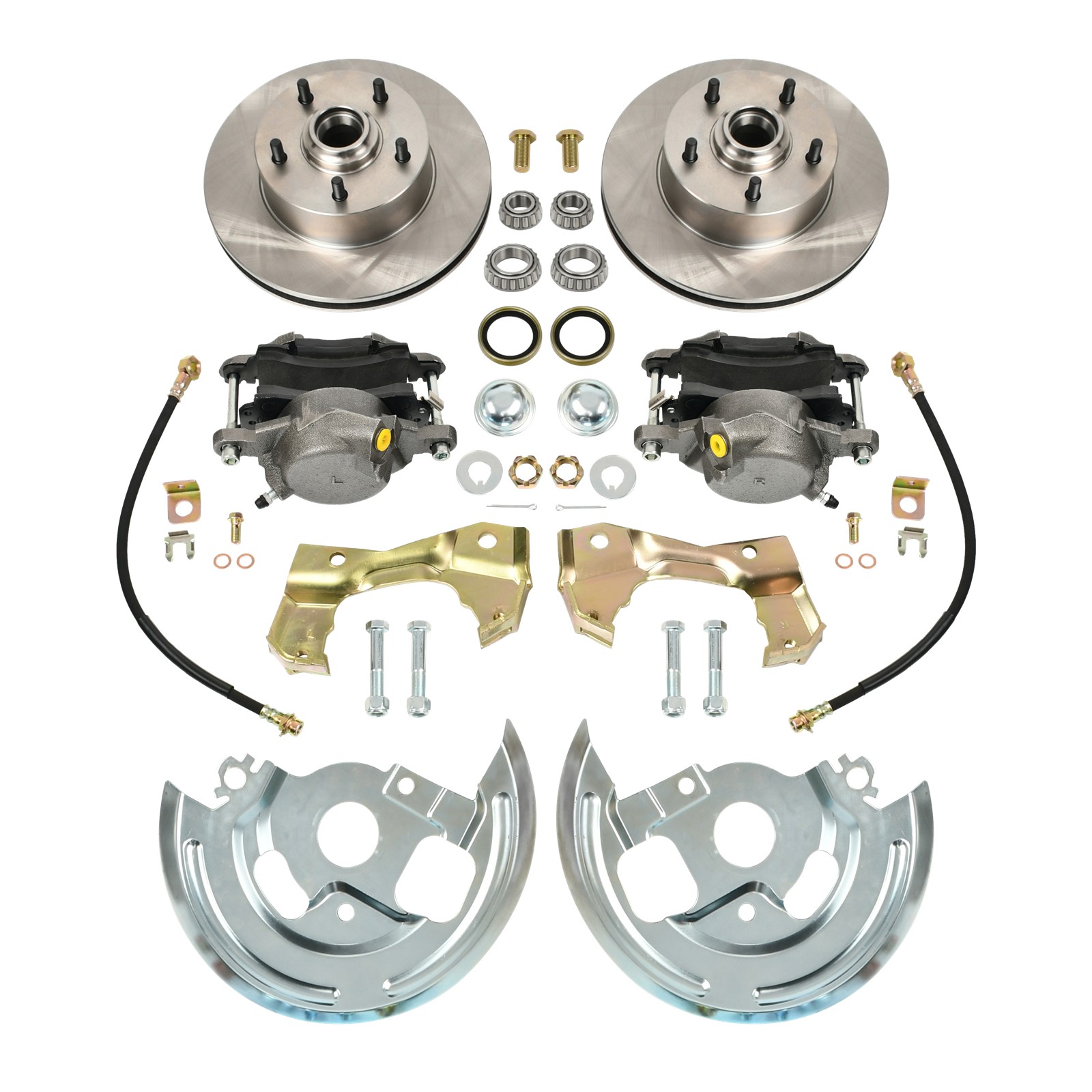 Deluxe Front Disc Brake Kit for 1964-1974 GM A Body Chevy Chevelle Car