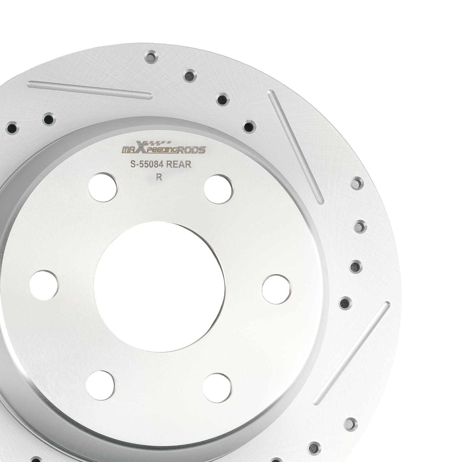 330mm Rear Drilled Brake Rotor Kit for Chevrolet Silverado 1500 2001-06 S-55084