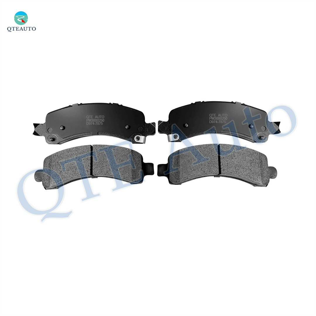 12P F 331mm-R 330mm Drilled Brake Rotors-Brake Pad For 2006-2008 GMC Savana 2500