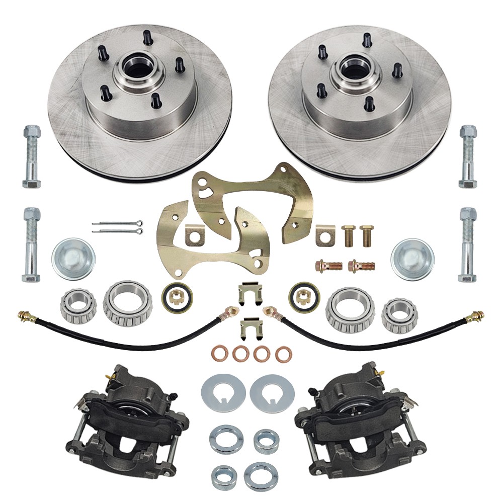 Deluxe Disc Brake Kit, 5 x 4-3/4″ for 55 – 64 Chevy Full Size Impala Bel Air Car